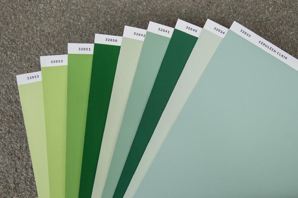 nuancier tons vert nature tendance 2020 nuancier tons verts