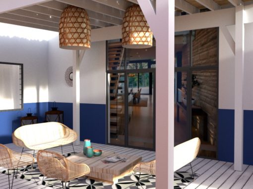 Visuels 3D d’un projet d’aménagement de terrasse de rêve!
